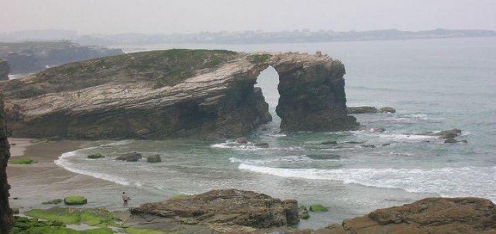 Vista de la Playa de las Catedrales en Ribadeo