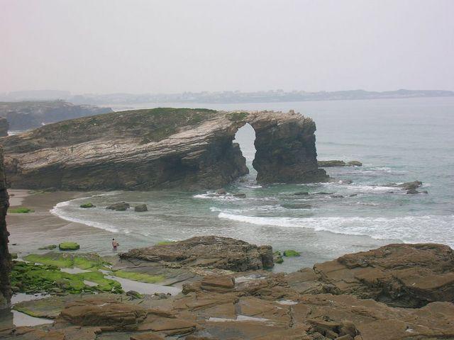 Vista de la Playa de las Catedrales en Ribadeo
