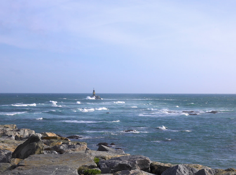 Foto del Faro A Pedra de Burela en Burela