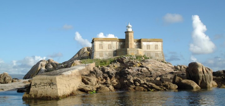 Foto del Faro Illa Lobeira en Corcubión