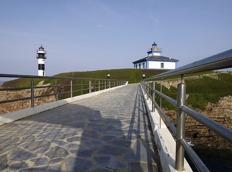 Foto del Faro Illa Pancha en Ribadeo