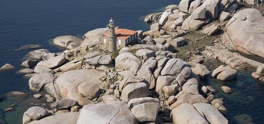 Foto del Faro Illa Rúa en Ribeira