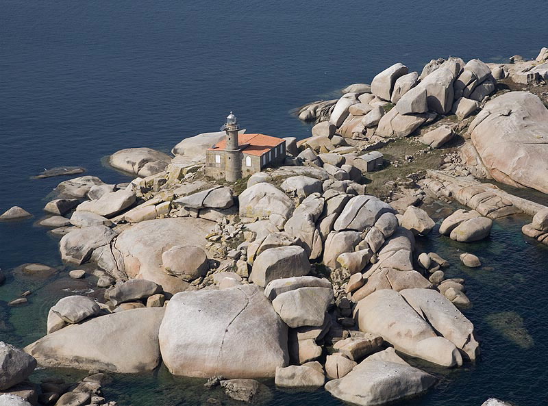 Foto del Faro Illa Rúa en Ribeira