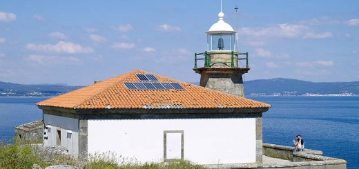 Foto del Faro Monte Louro. Punta Queixal en Muros