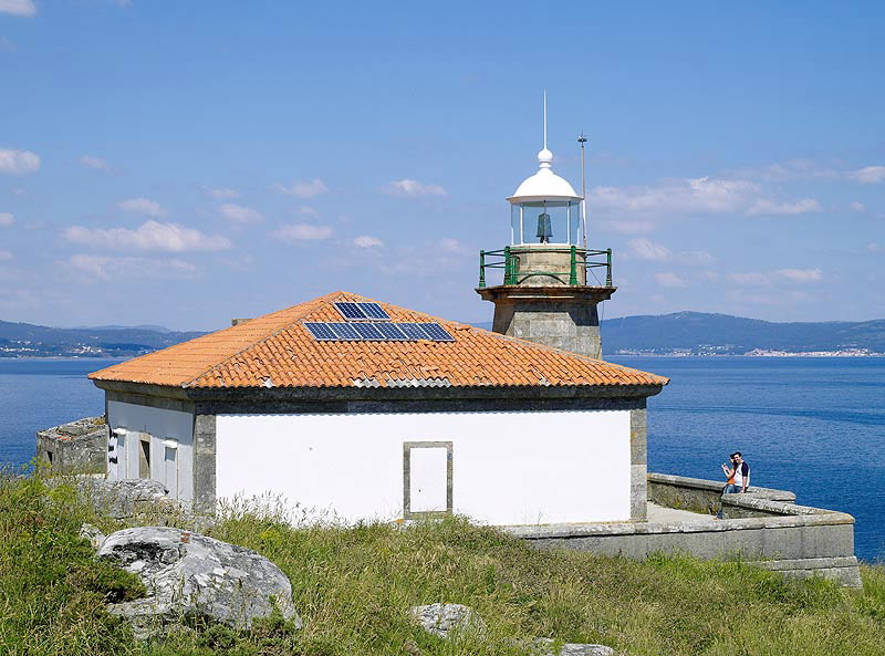 Foto del Faro Monte Louro. Punta Queixal en Muros
