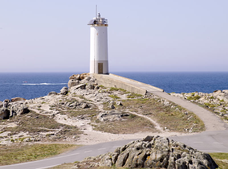 Foto del Faro Punta Roncudo en Ponteceso