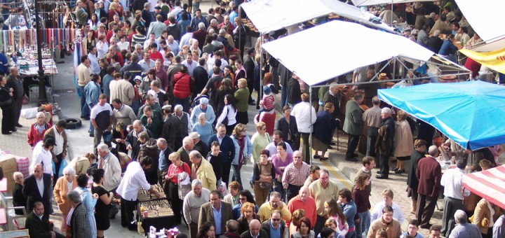 Foto de la Feira dos Santos en Monterroso