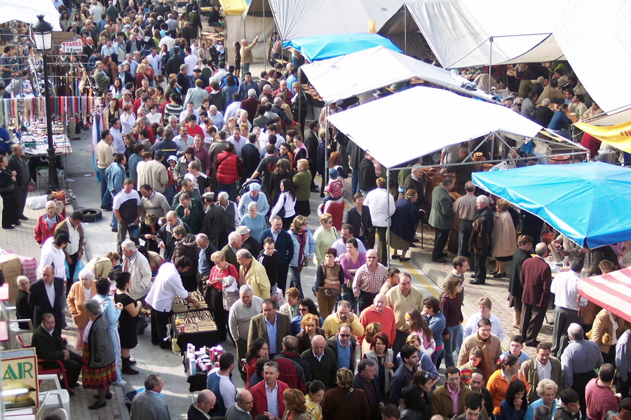 Foto de la Feira dos Santos en Monterroso