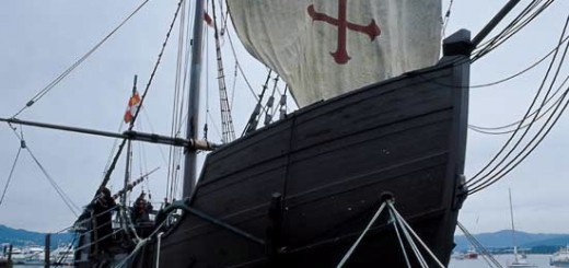 Foto de la Festa da Arribada da Carabela Pinta en Baiona
