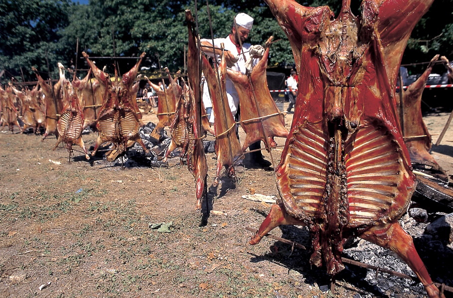 Foto de la Festa do Carneiro ó Espeto en Moraña