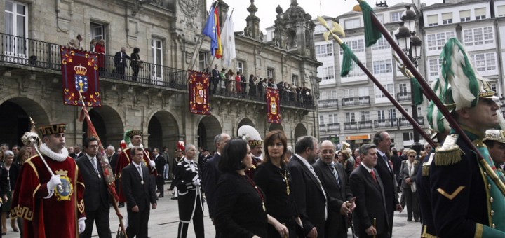 Foto de la Ofrenda do Reino de Galicia ó Santisimo Sacramento en Lugo