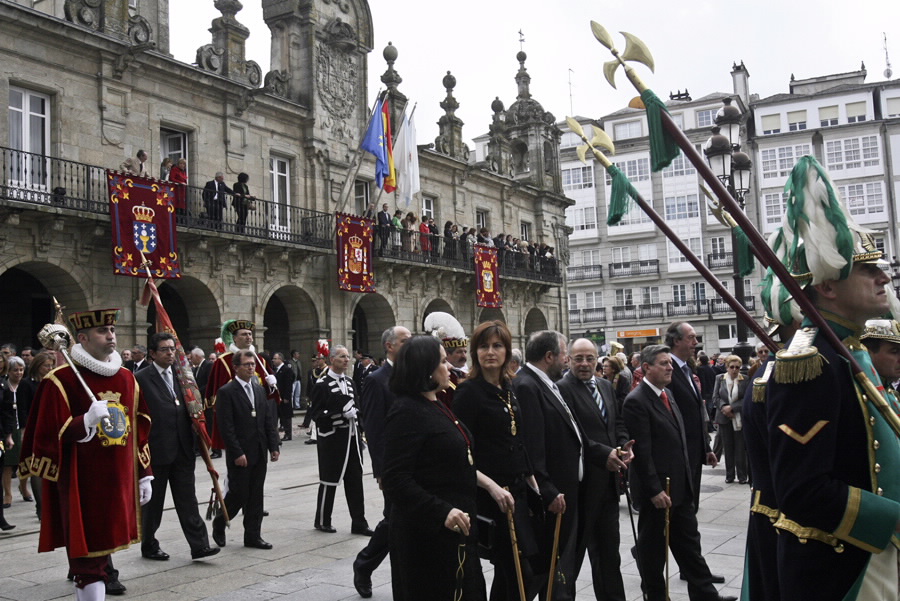 Foto de la Ofrenda do Reino de Galicia ó Santisimo Sacramento en Lugo