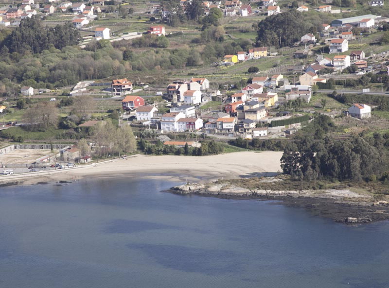 Foto de Playa Bamio en Vilagarcía de Arousa