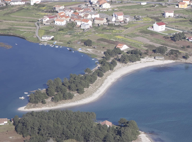 Foto de Playa Bornalle o Mondelo en Muros