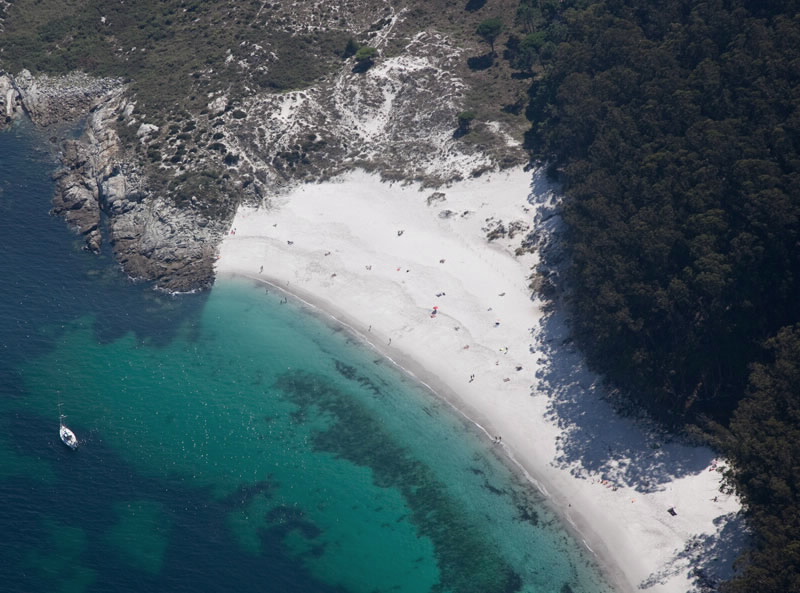 Foto de Playa Figueiras (Parque natural Illas Cies) en Vigo