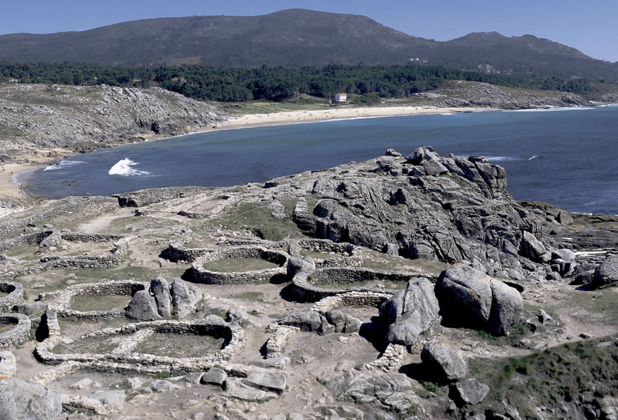 Foto de Castro de Baroña en Porto do Son