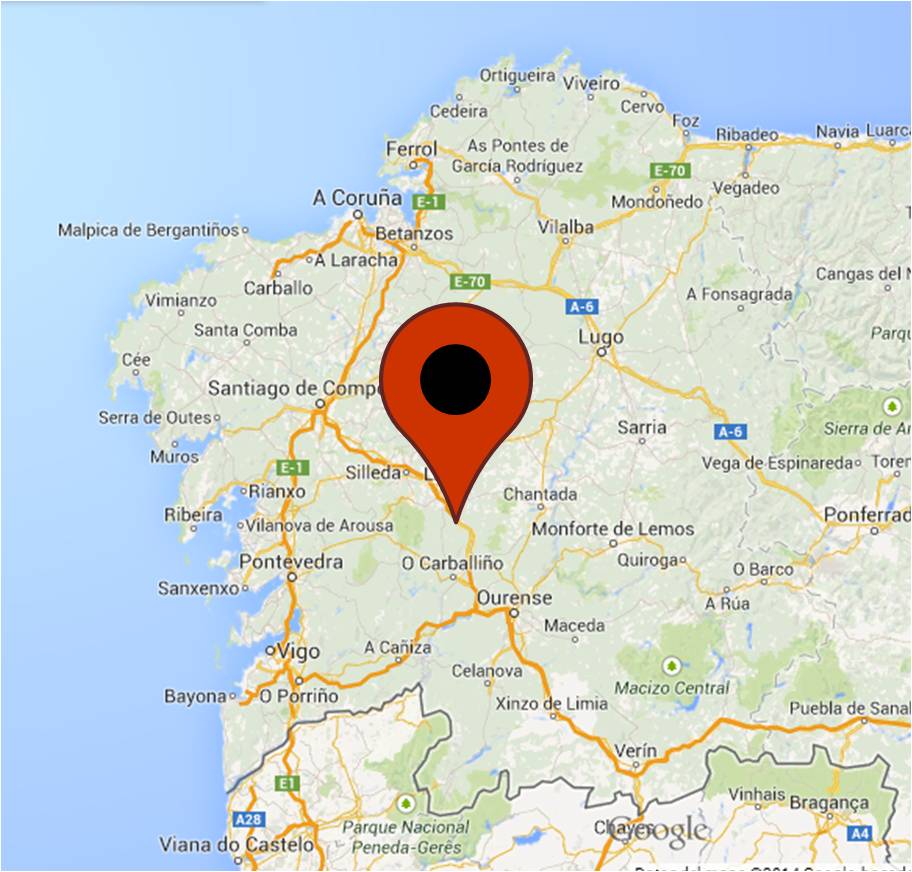 Imagen general de mapa de Galicia