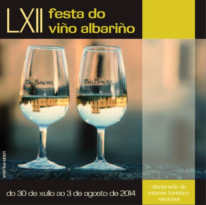 Cartel 2014 de la Fiesta del Vino Albariño de Cambados