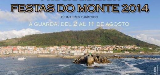Cartel 2014 Festas do Monte en A Guarda