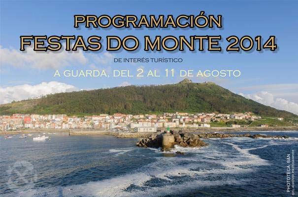 Cartel 2014 Festas do Monte en A Guarda